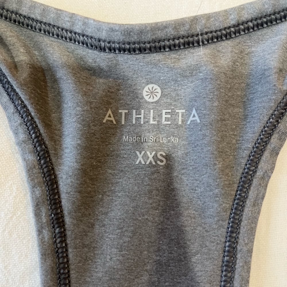 Atleta Women’s Gray Razorback Workout Tank - Picture 4 of 6